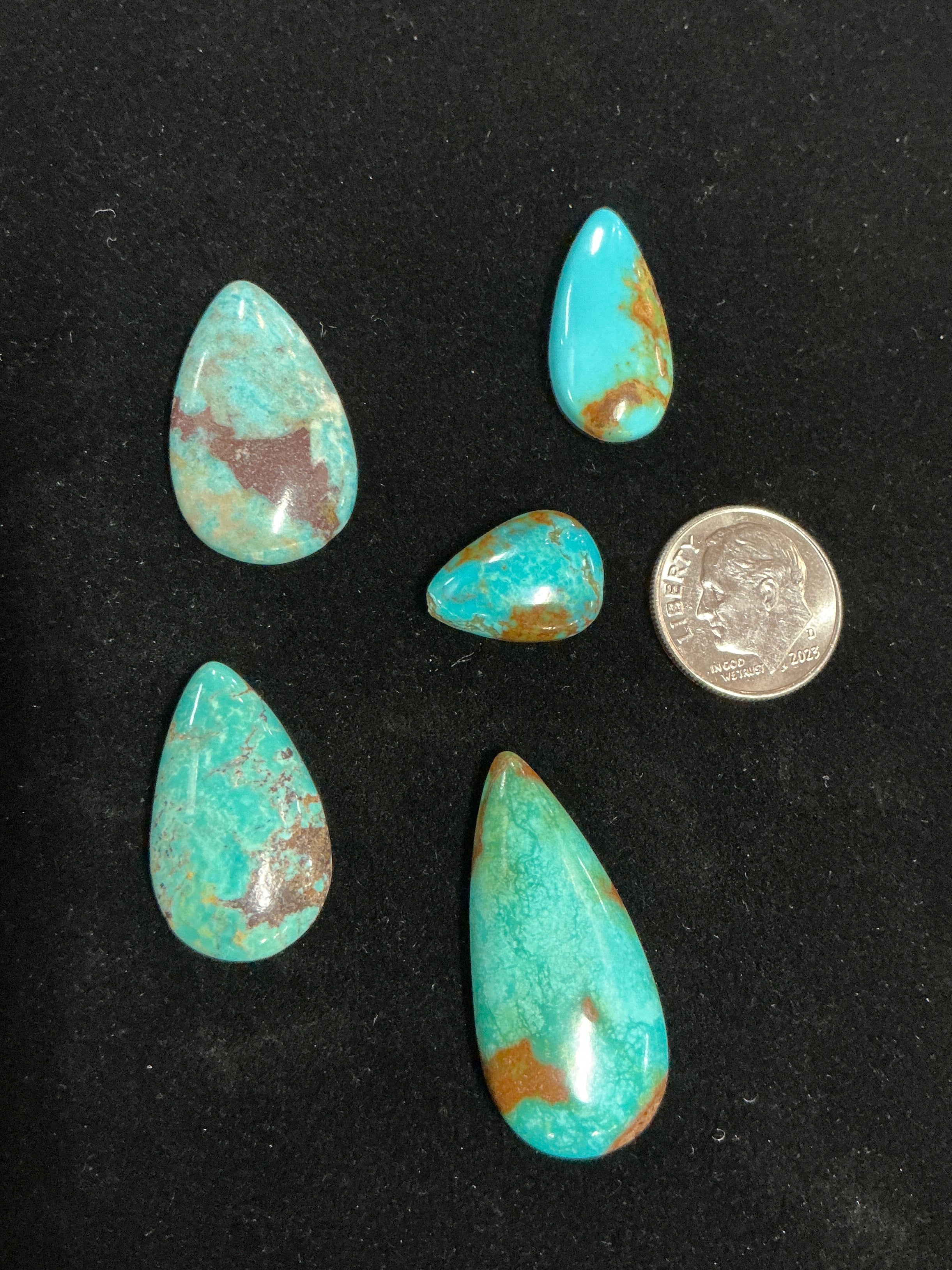 AJAX Turquoise Cabochons ~58 CARATS. LOT 3. $52