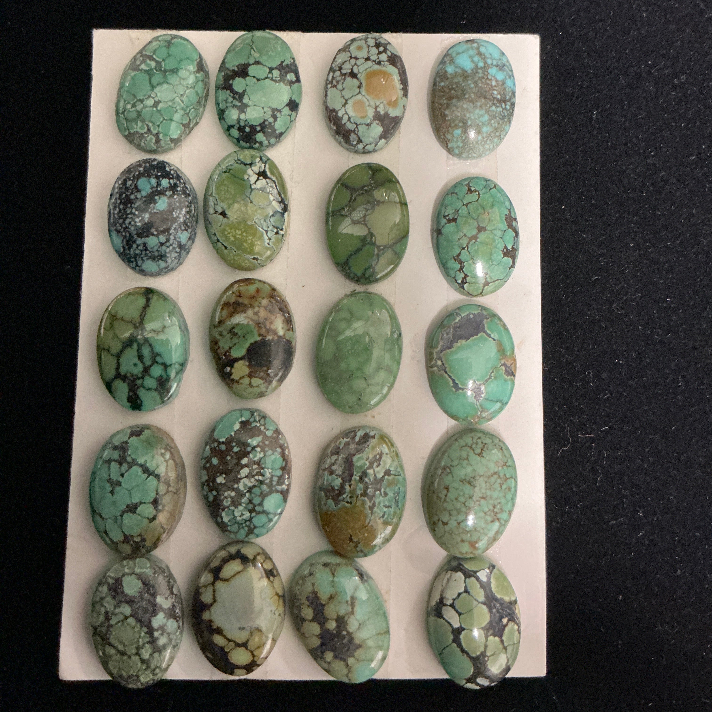 Turquoise Cabochon Card. Lot 39
