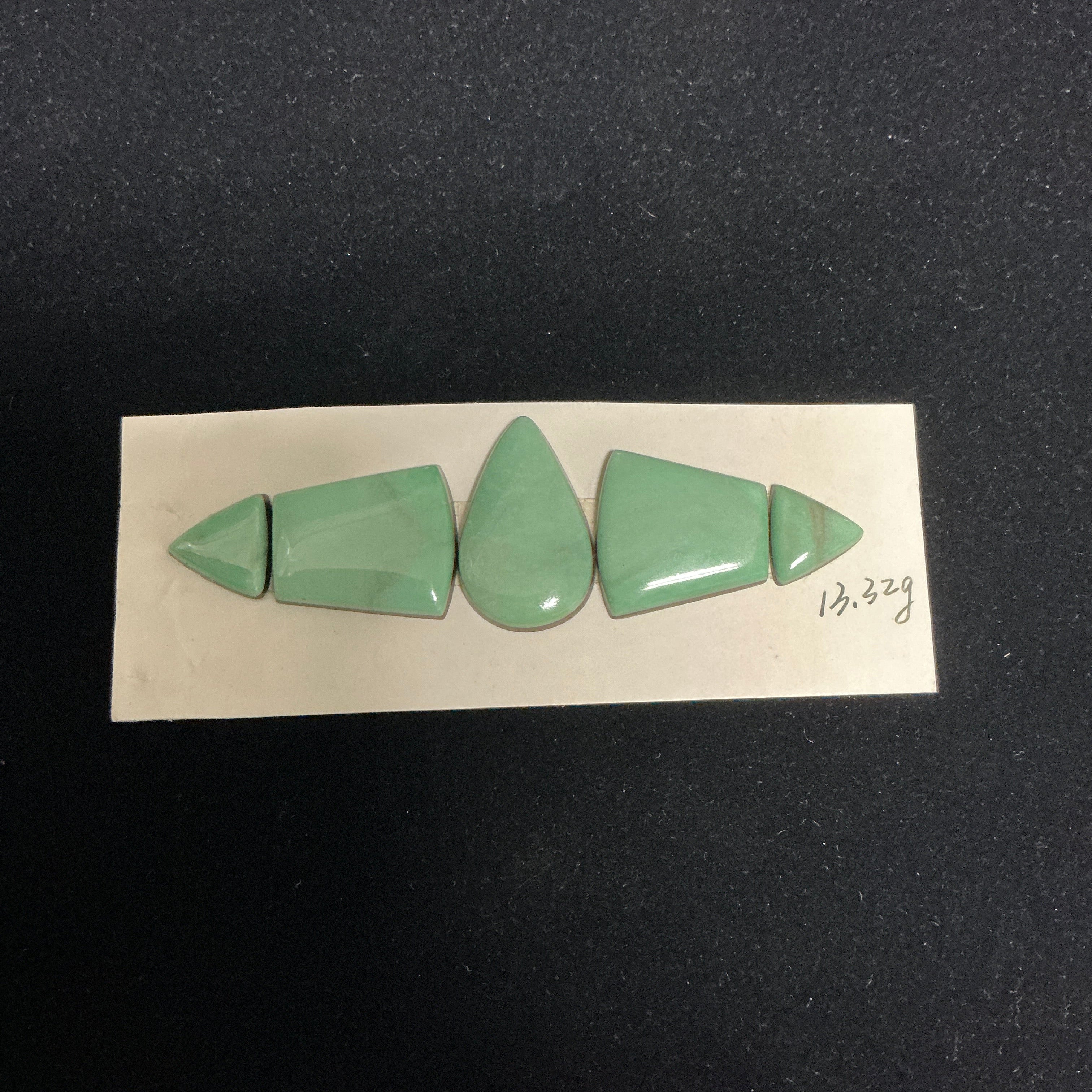 Variscite Cabochon Card. Lot 24