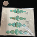 Carrico Lake Turquoise Cabochon Card. Lot 1 . $120.