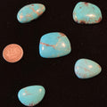 Freeform Turquoise Cabochons. ~100 Carats. Lot 2. $89