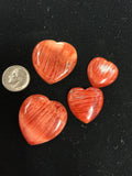 100 CTS SPINY OYSTER CABOCHONS HEARTS Lot 5