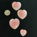 100 CTS PINK CONCH CABOCHONS HEARTS Lot 4