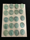 Turquoise Cabochon Card. Lot 40
