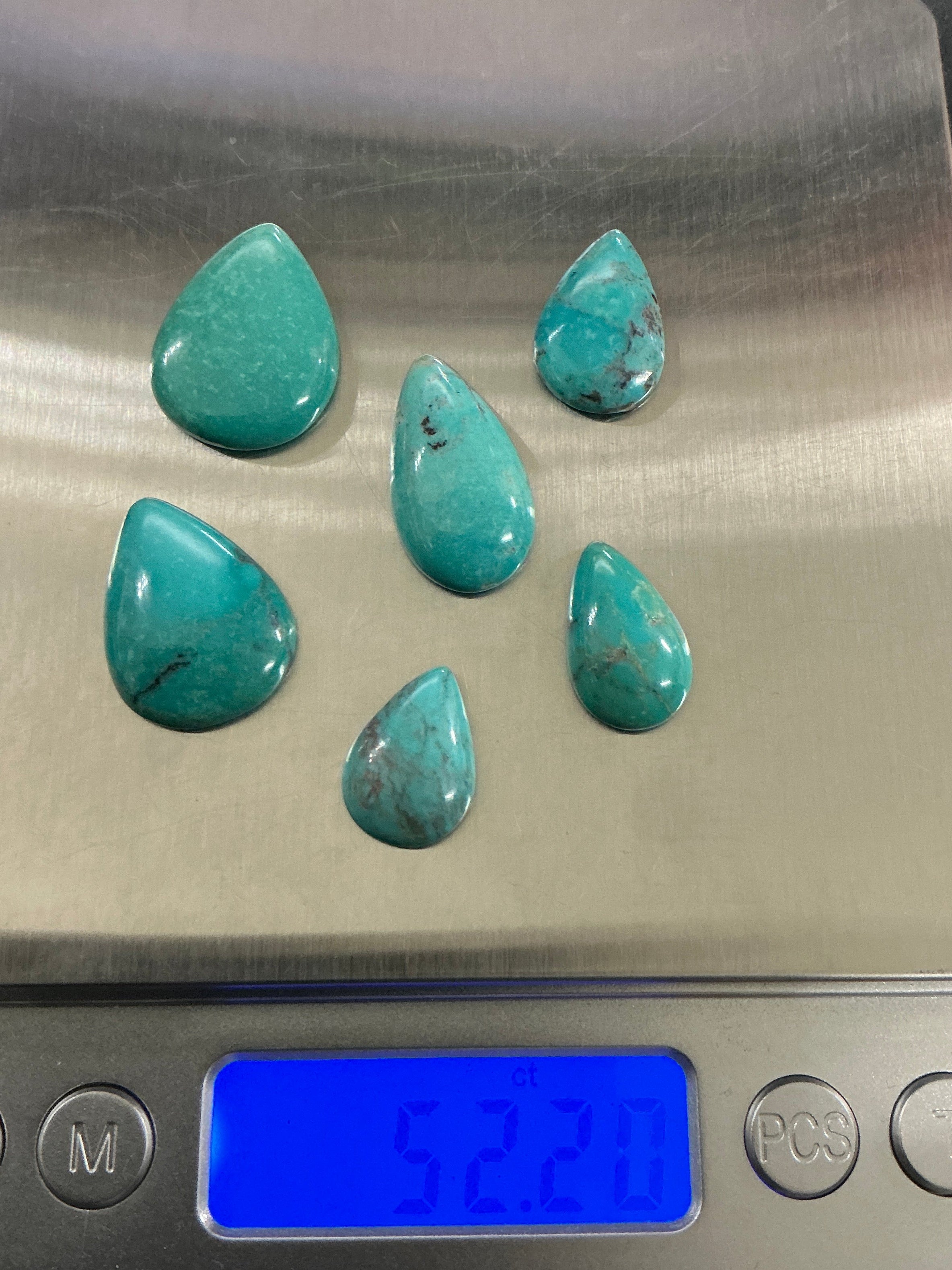 50 CTS Pear Shaped Cabochons.Lot 6