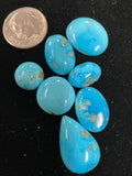 50 CARATS PERSIAN TURQUOISE CABOCHONS Lot 11