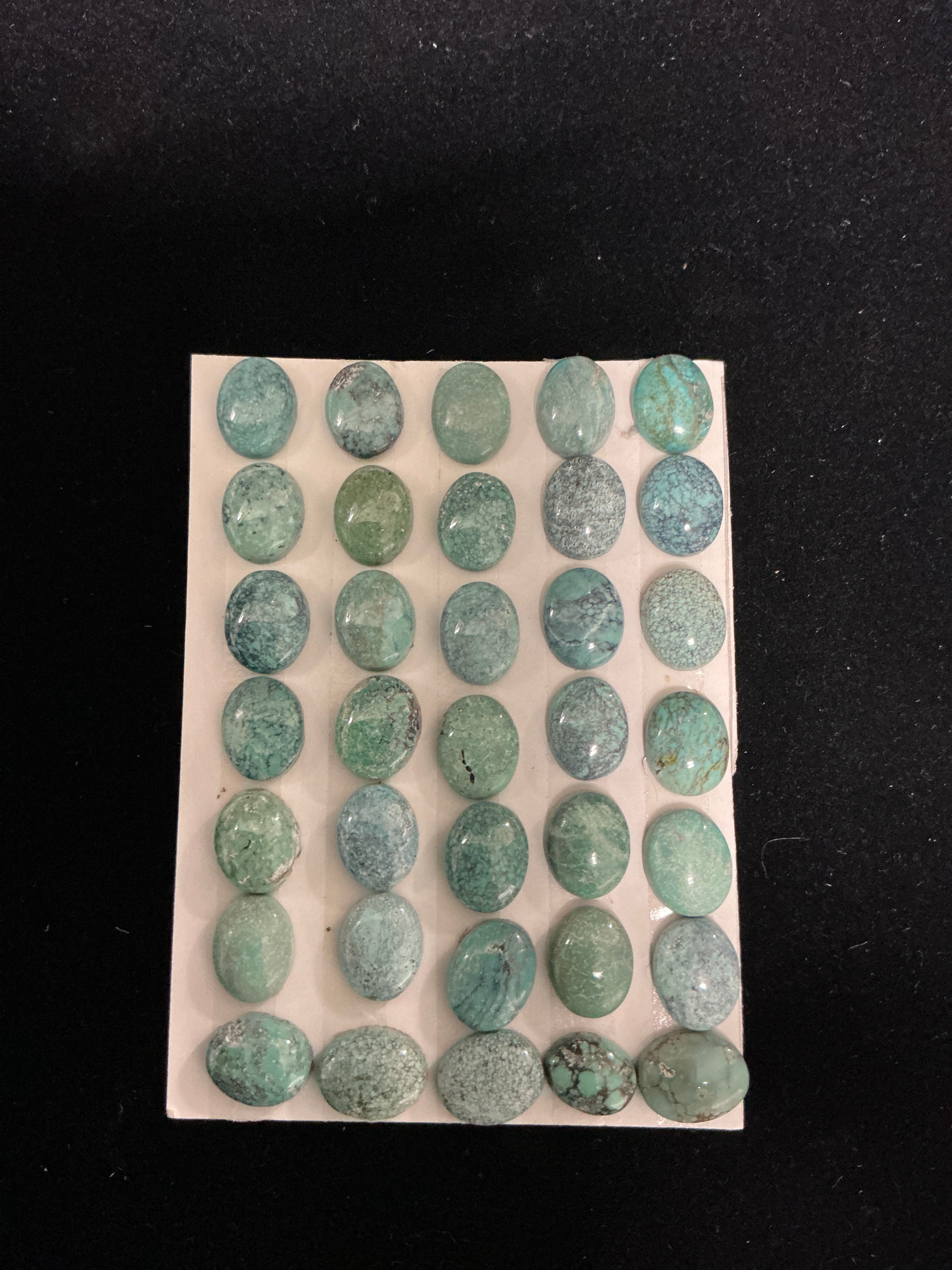 (8x10) Turquoise Cabochon Card. Lot 35