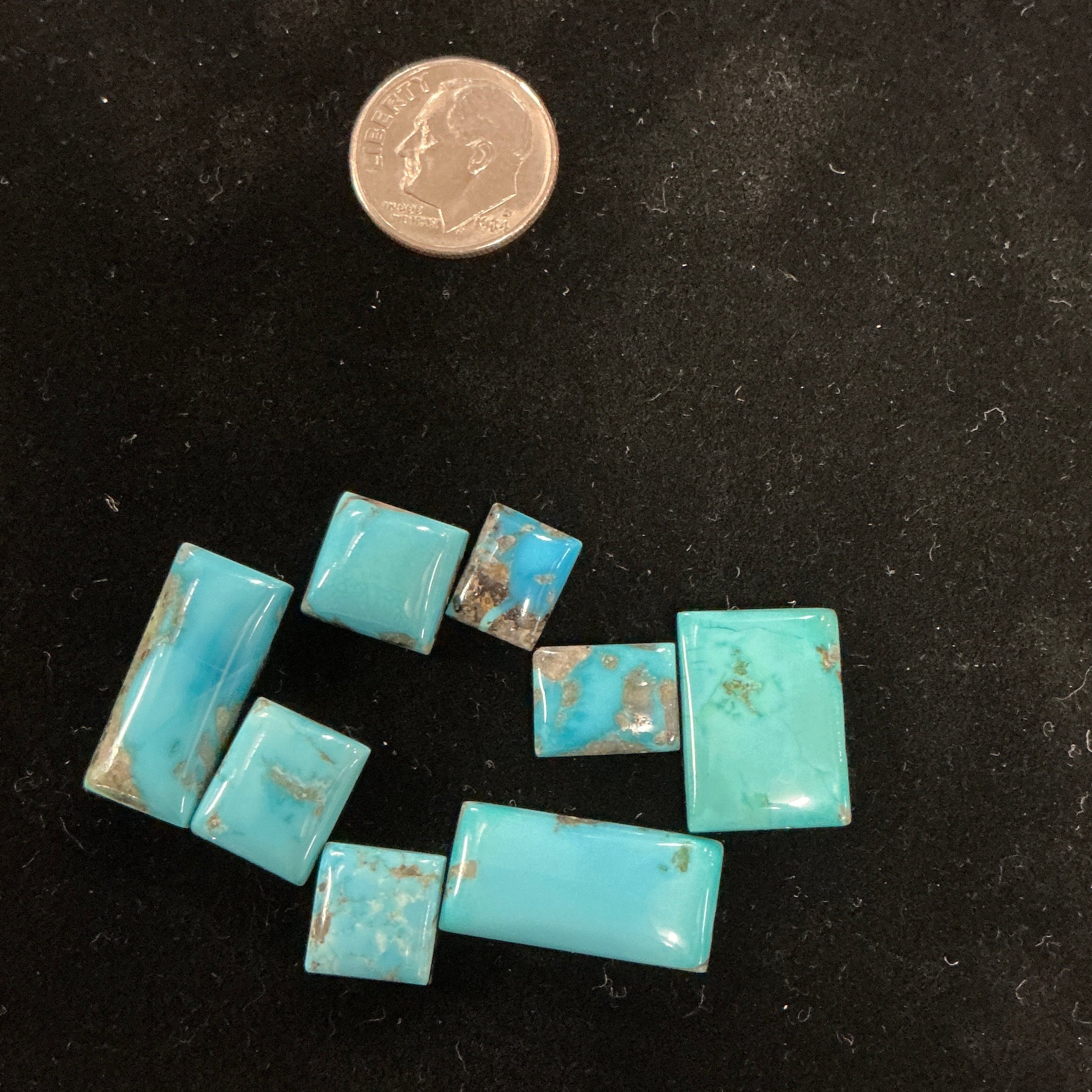 50 CARATS PERSIAN TURQUOISE CABOCHONS Lot 2