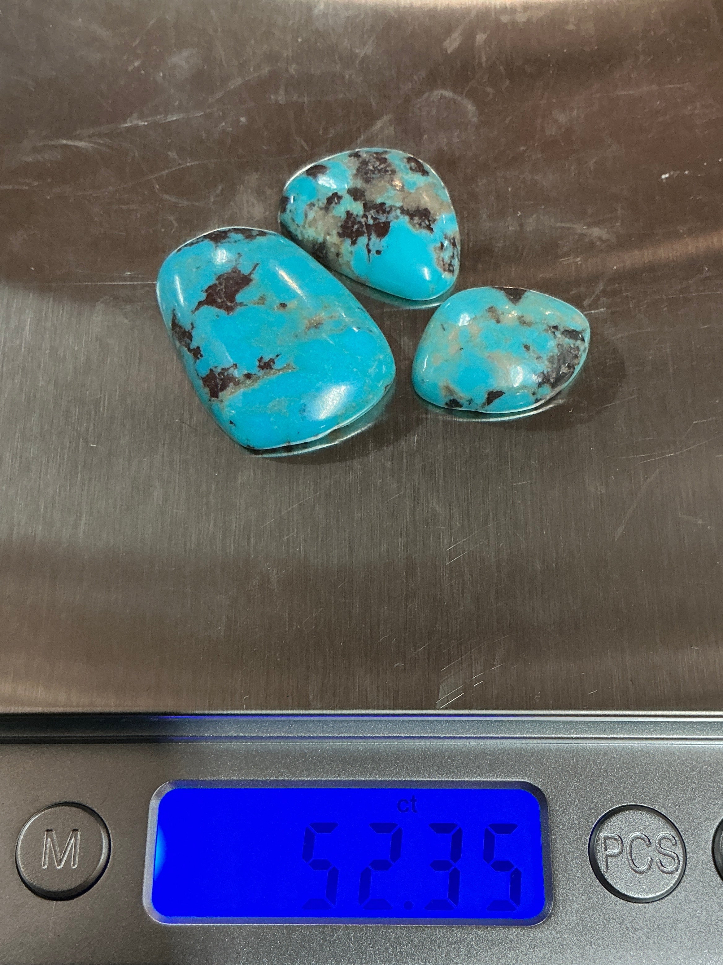 50 CTS BLUE ARIZONA TURQUOISE CABS $50 Lot 7