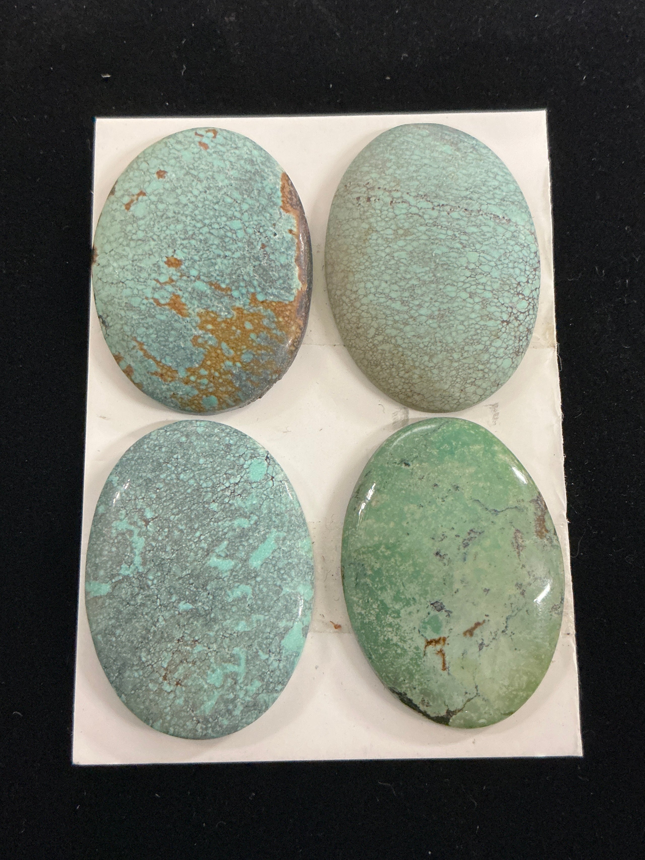Turquoise Cabochon Card (24x32) 4pcs. Lot 14