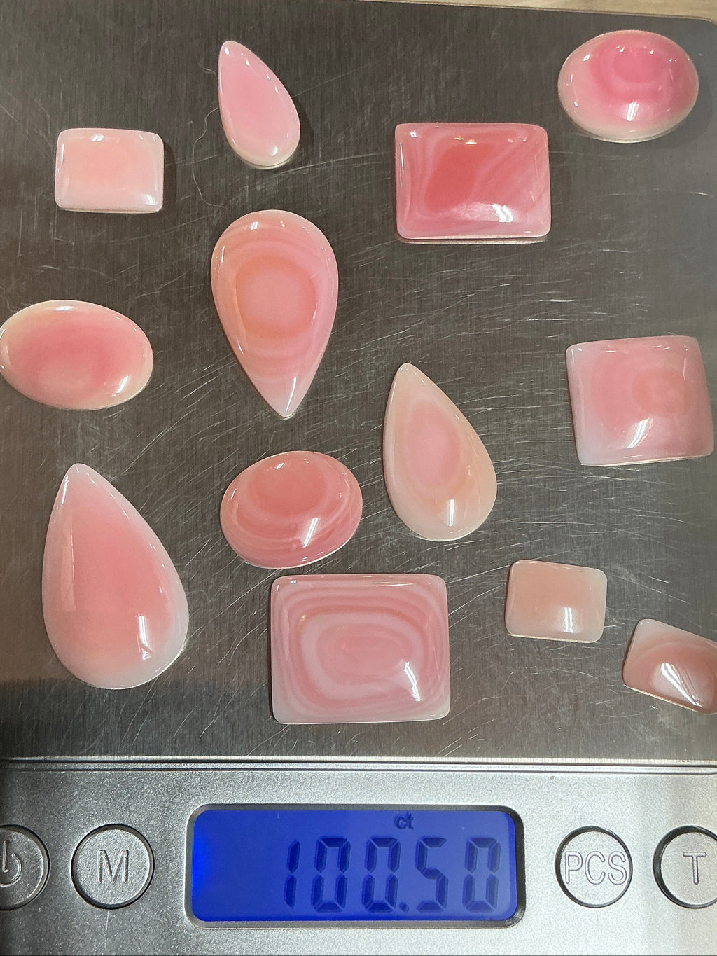 Pink Conch Cabochons ~100 Carats. Lot 6. $79