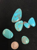 Turquoise Freeform Cabochons. 100 Carats. Lot 1. $89