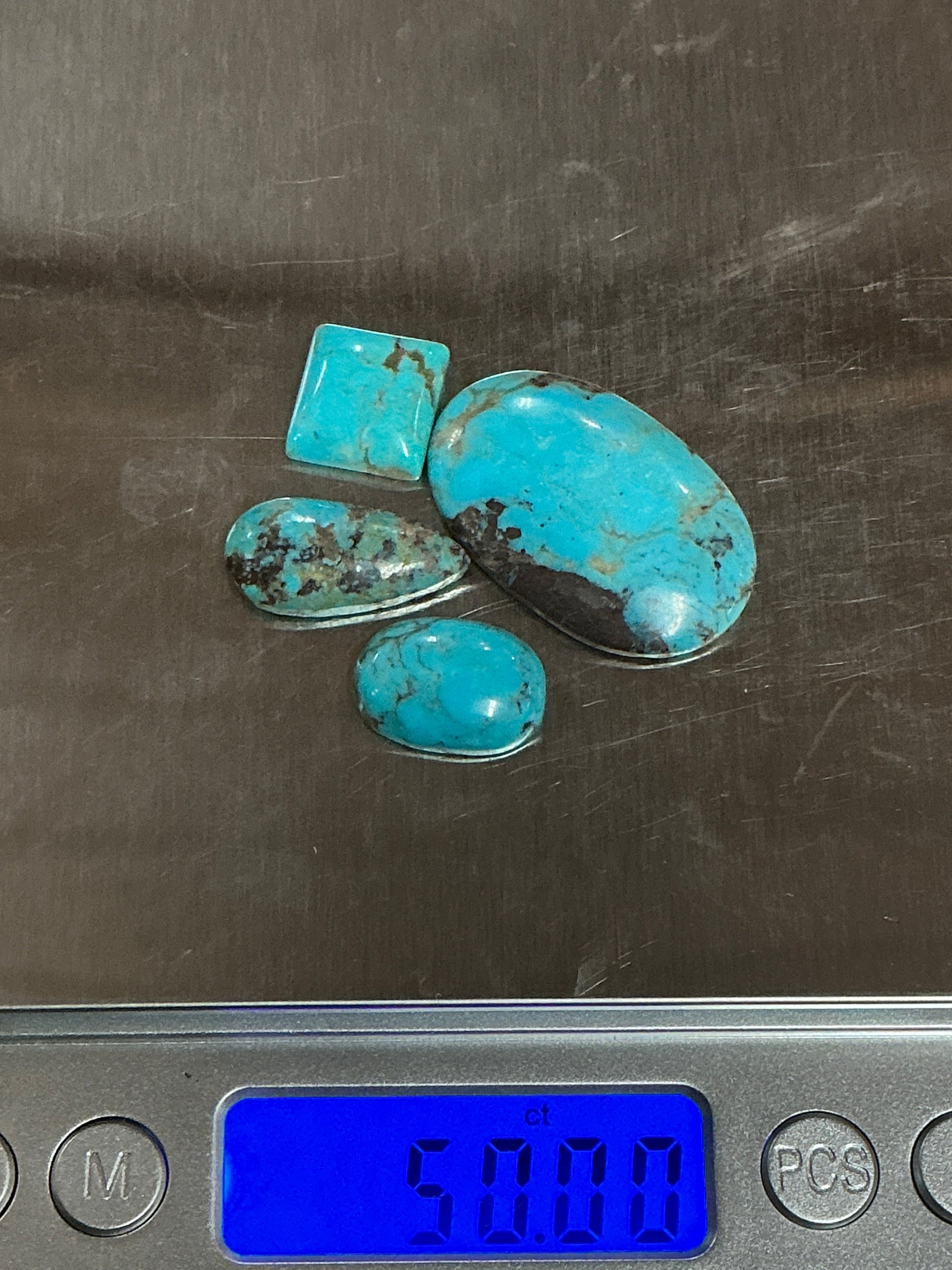 50 CTS BLUE ARIZONA TURQUOISE CABS $50 Lot 20