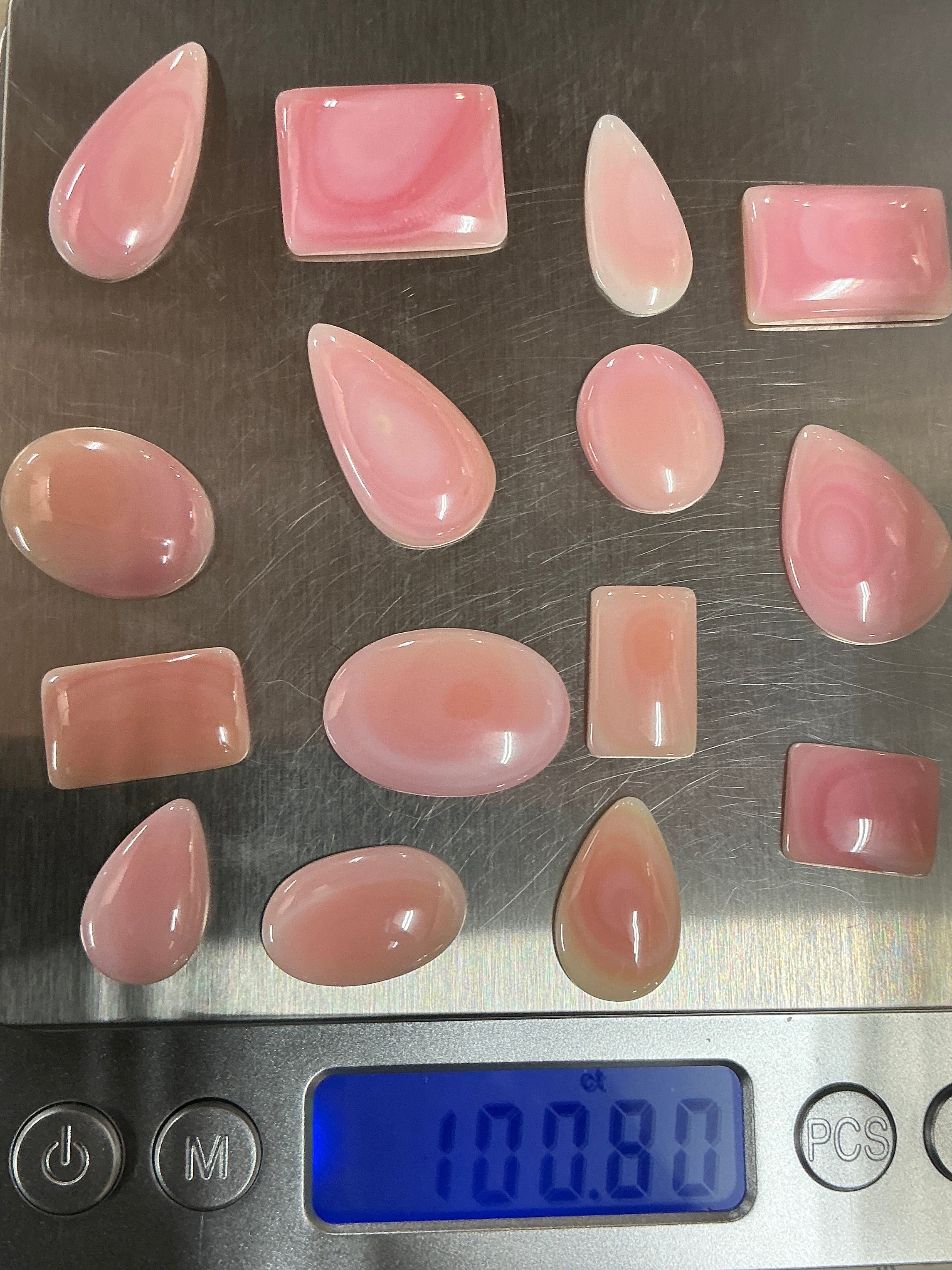 Pink Conch Cabochons ~100 Carats. Lot 3. $79
