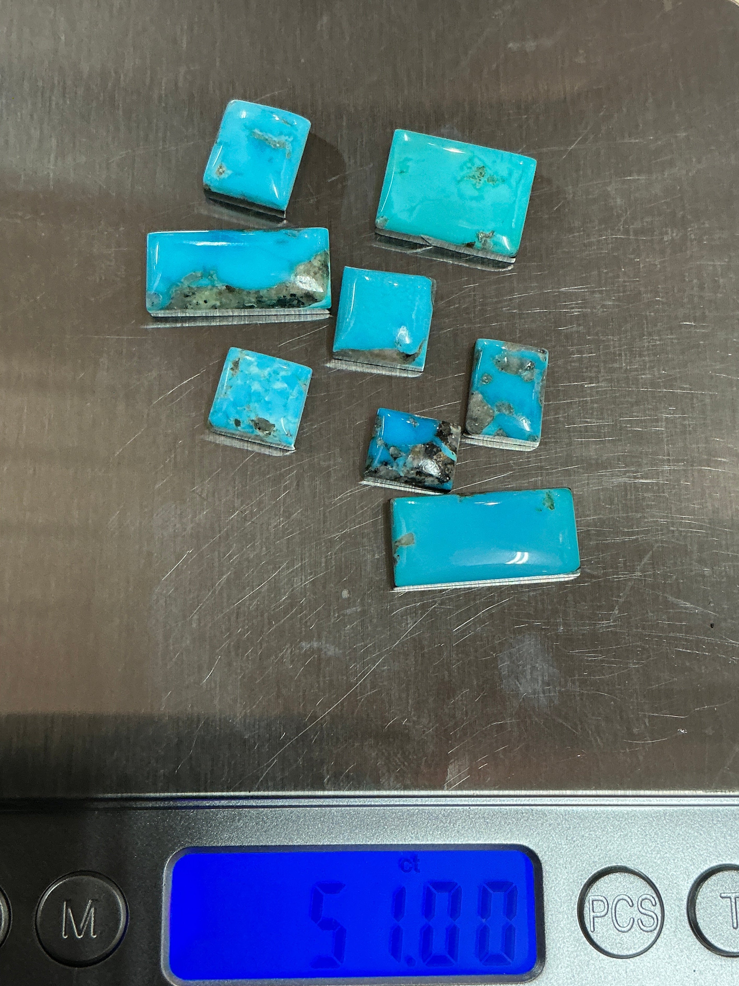 50 CARATS PERSIAN TURQUOISE CABOCHONS Lot 2