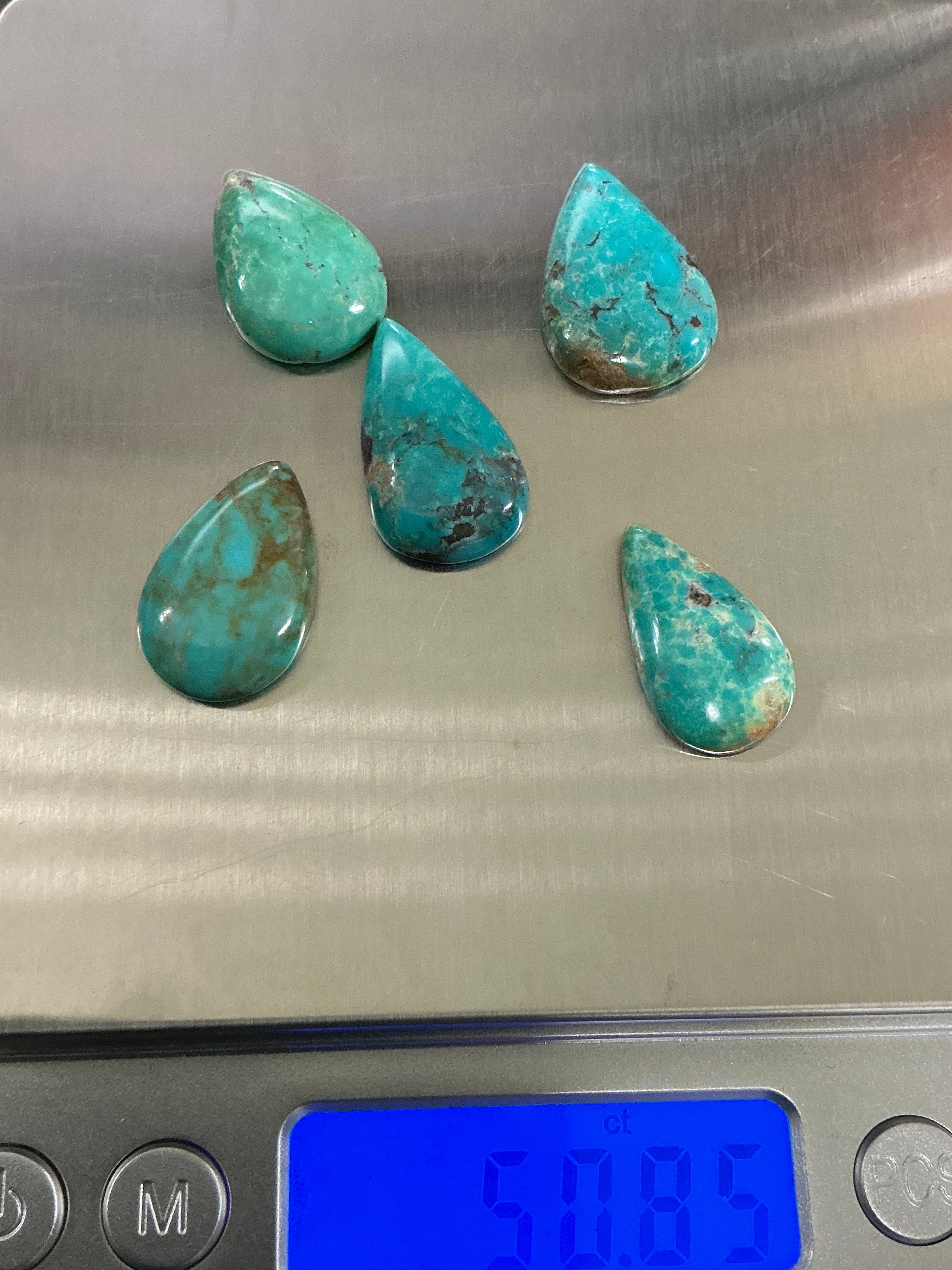 50 CTS Pear Shaped Cabochons.Lot 2