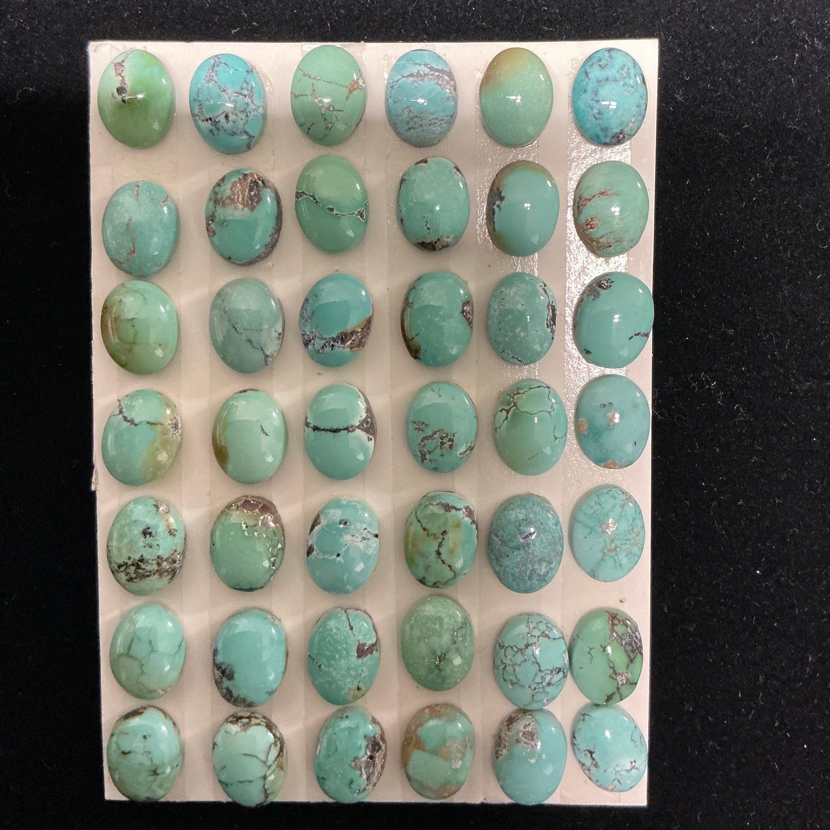 Turquoise Cabochon Card. Lot 47