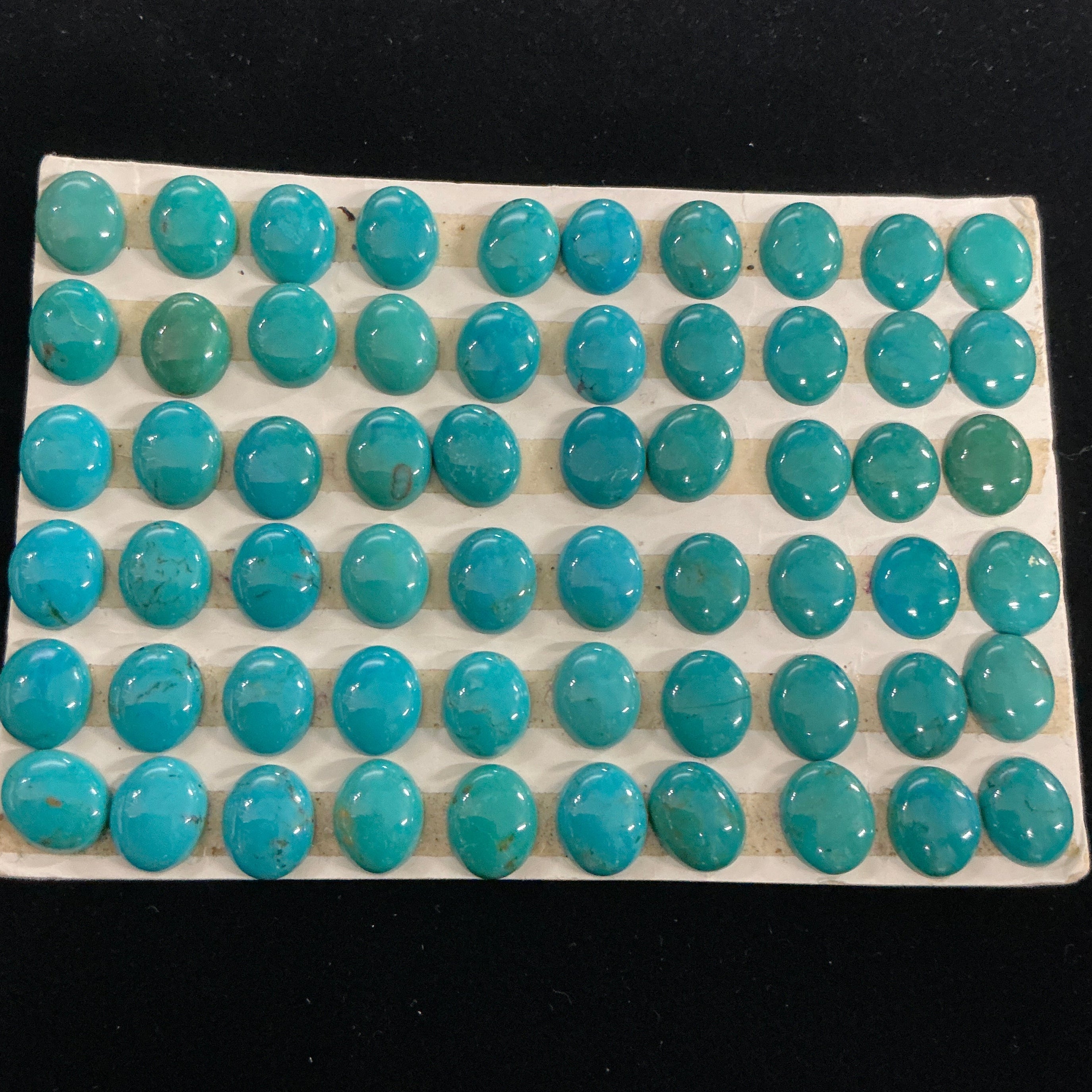 Turquoise Cabochon Card (9x11) 60pcs. Lot 15