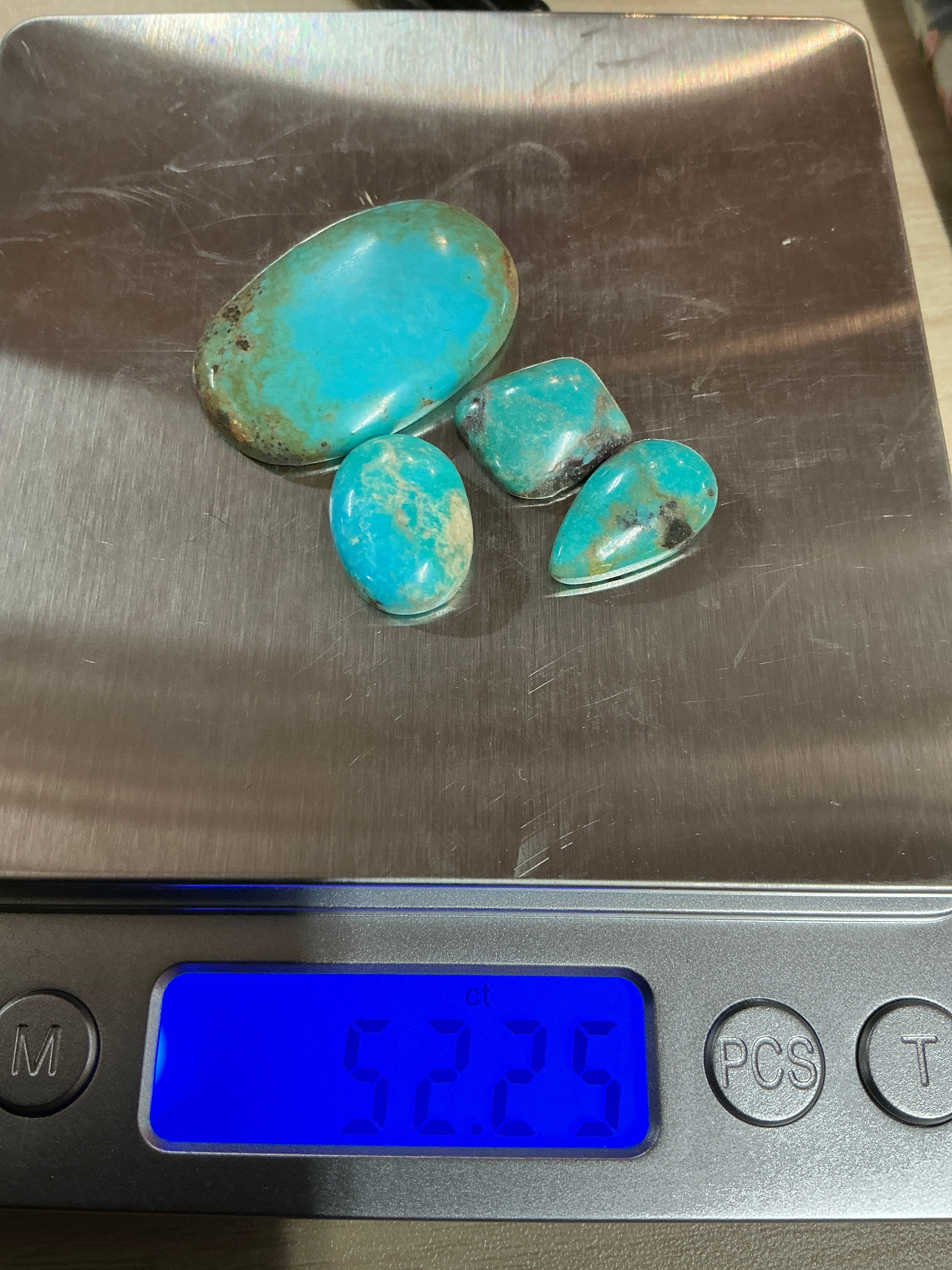 50 CTS BLUE ARIZONA TURQUOISE CABS $50 Lot 10