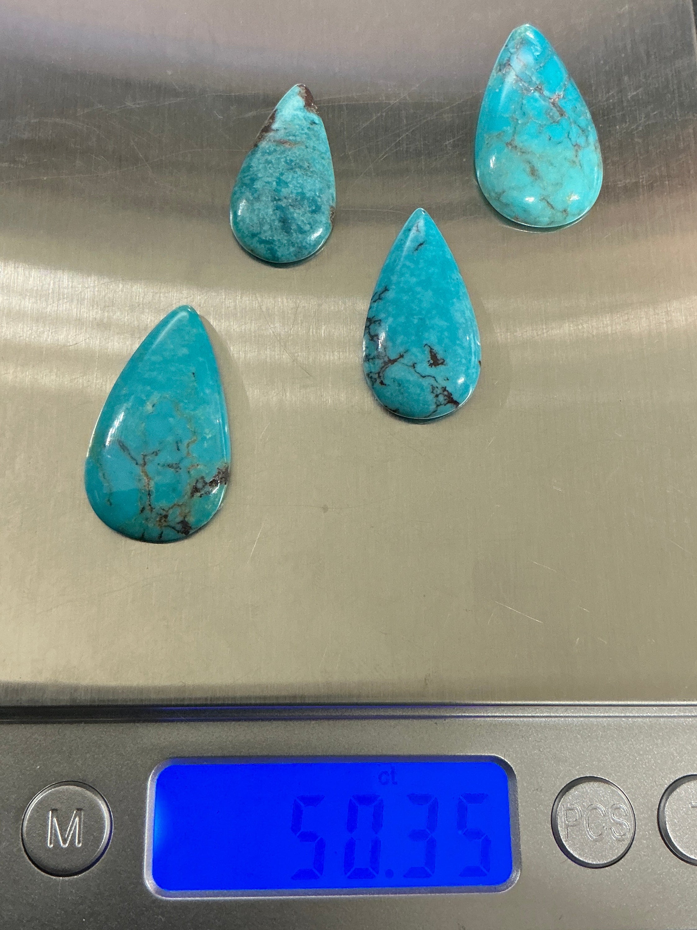 50 CTS Pear Shaped Cabochons.Lot 1