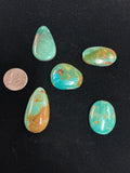 King Manassa Turquoise Cabochons. ~100 Carats. Lot 3. $149