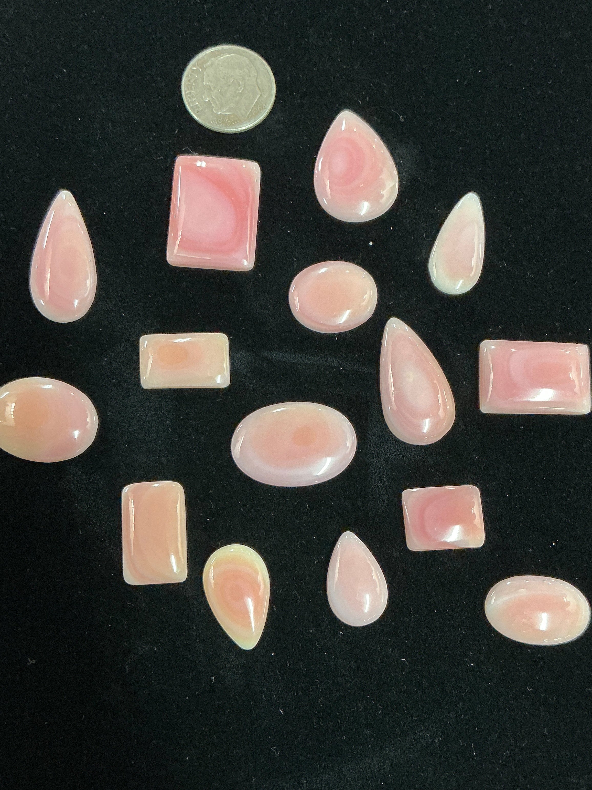 Pink Conch Cabochons ~100 Carats. Lot 3. $79