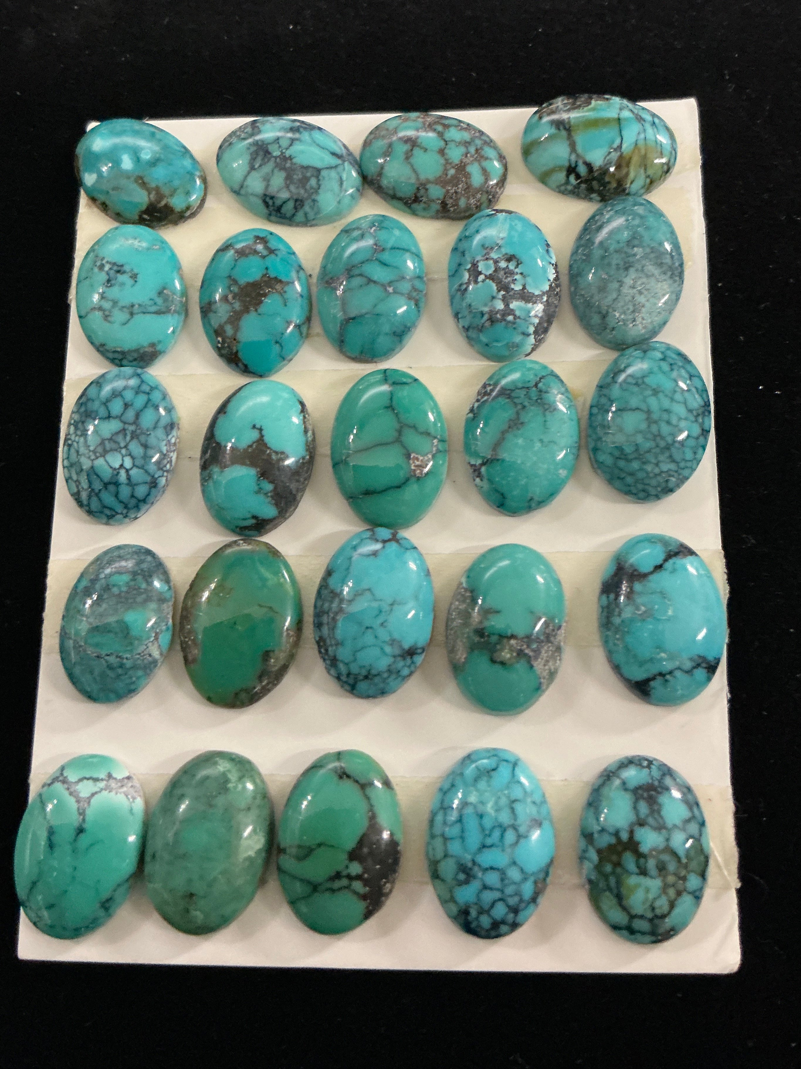 Lot of 24 Turquoise (10x14) Cabochon Card Lot 11