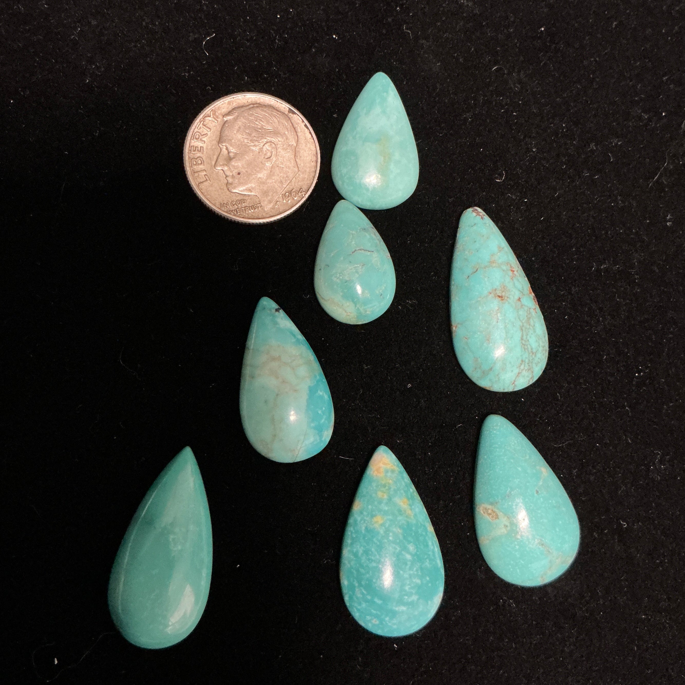 50 CTS Pear Shaped Cabochons.Lot 7