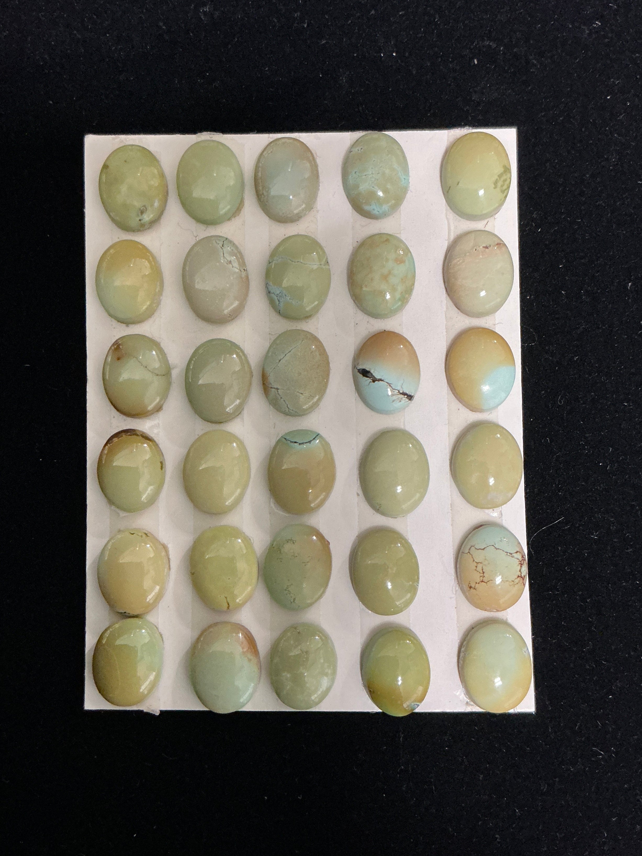 Dry Creek (7x10) Turquoise Cabochon Card. Lot 31