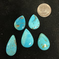 50 CARATS PERSIAN TURQUOISE CABOCHONS Lot 3