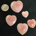 100 CTS PINK CONCH CABOCHONS HEARTS Lot 10