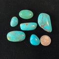 Freeform Turquoise Cabochons. ~100 Carats. Lot 10. $89