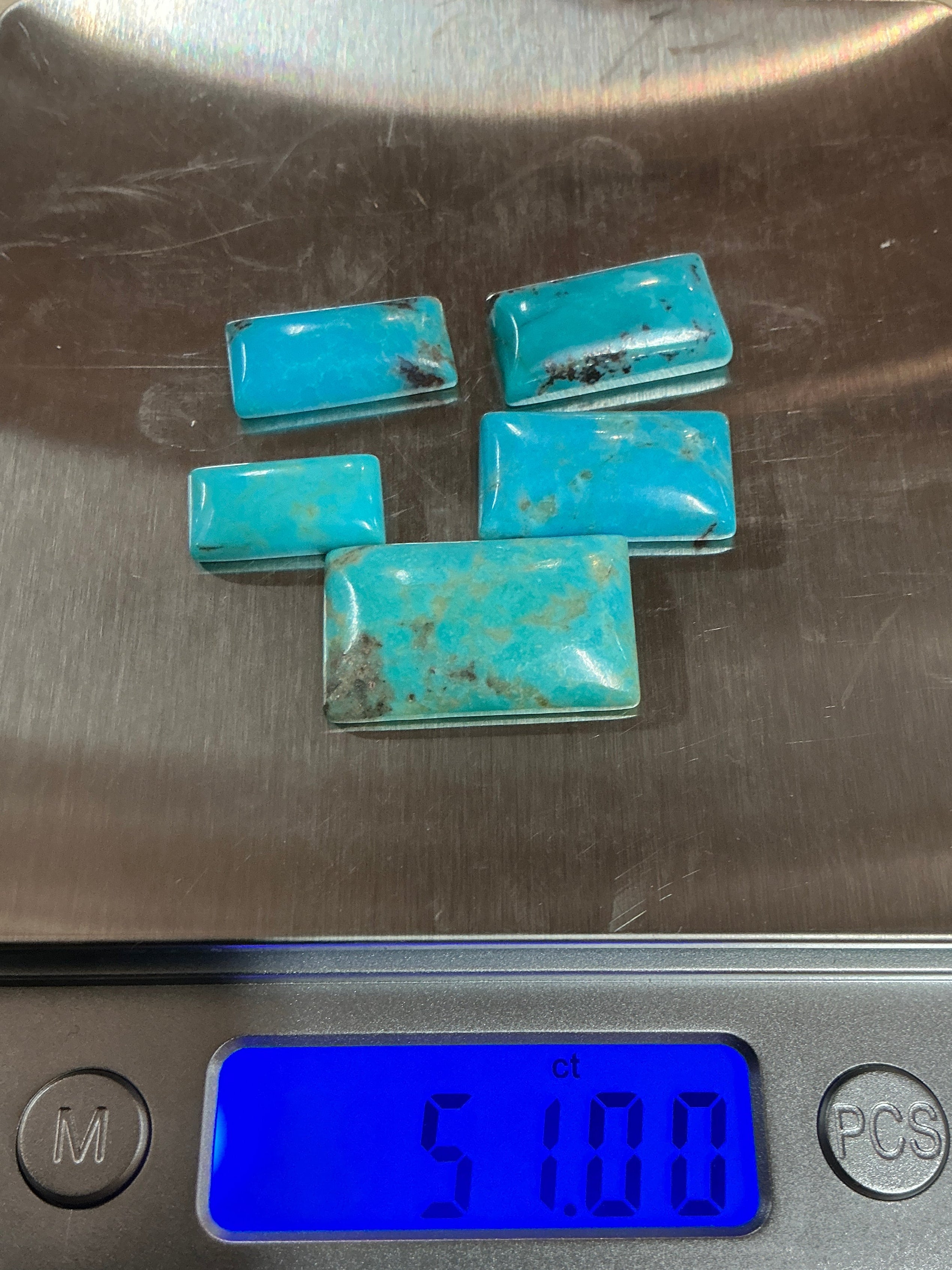 50 CTS BLUE ARIZONA TURQUOISE CABS $50 Lot 11