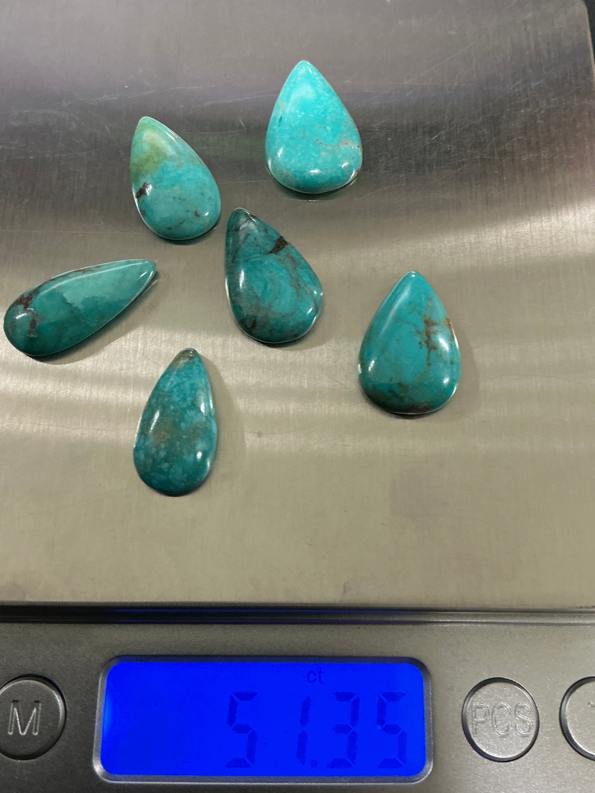 50 CTS Pear Shaped Cabochons.Lot 8