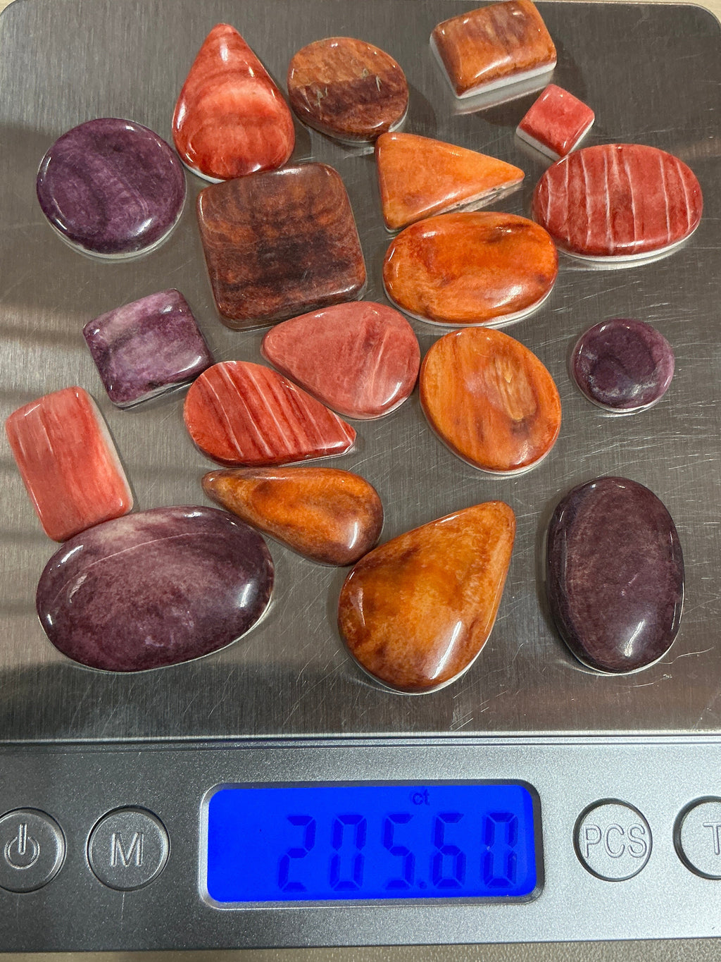 200 CARATS SPINY CABOCHONS. Lot 2. $139.