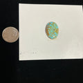 # 8 TURQUOISE ~9 CARATS CABOCHON CARD. LOT 7. $28