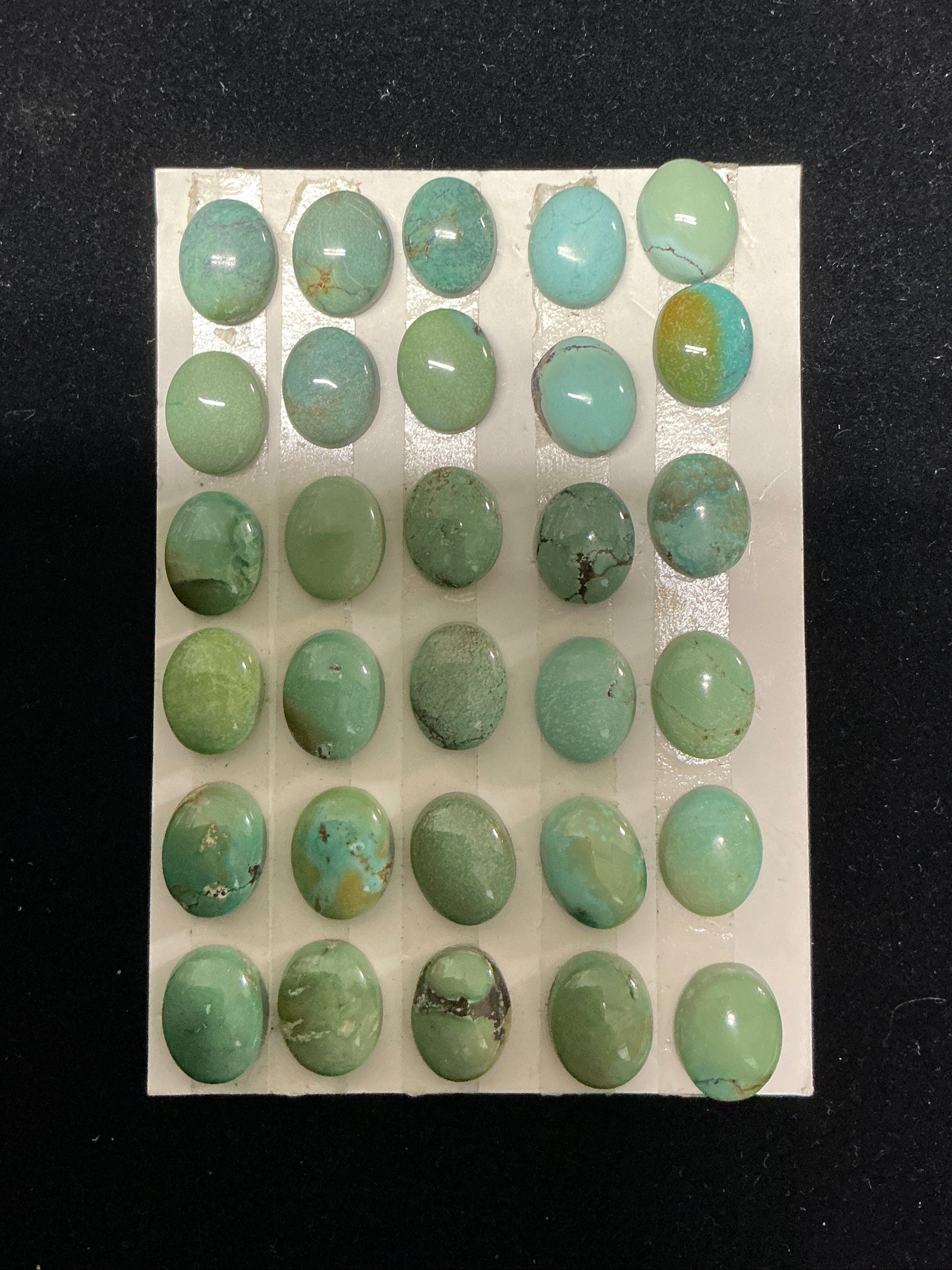 Turquoise Cabochon Card. Lot 49
