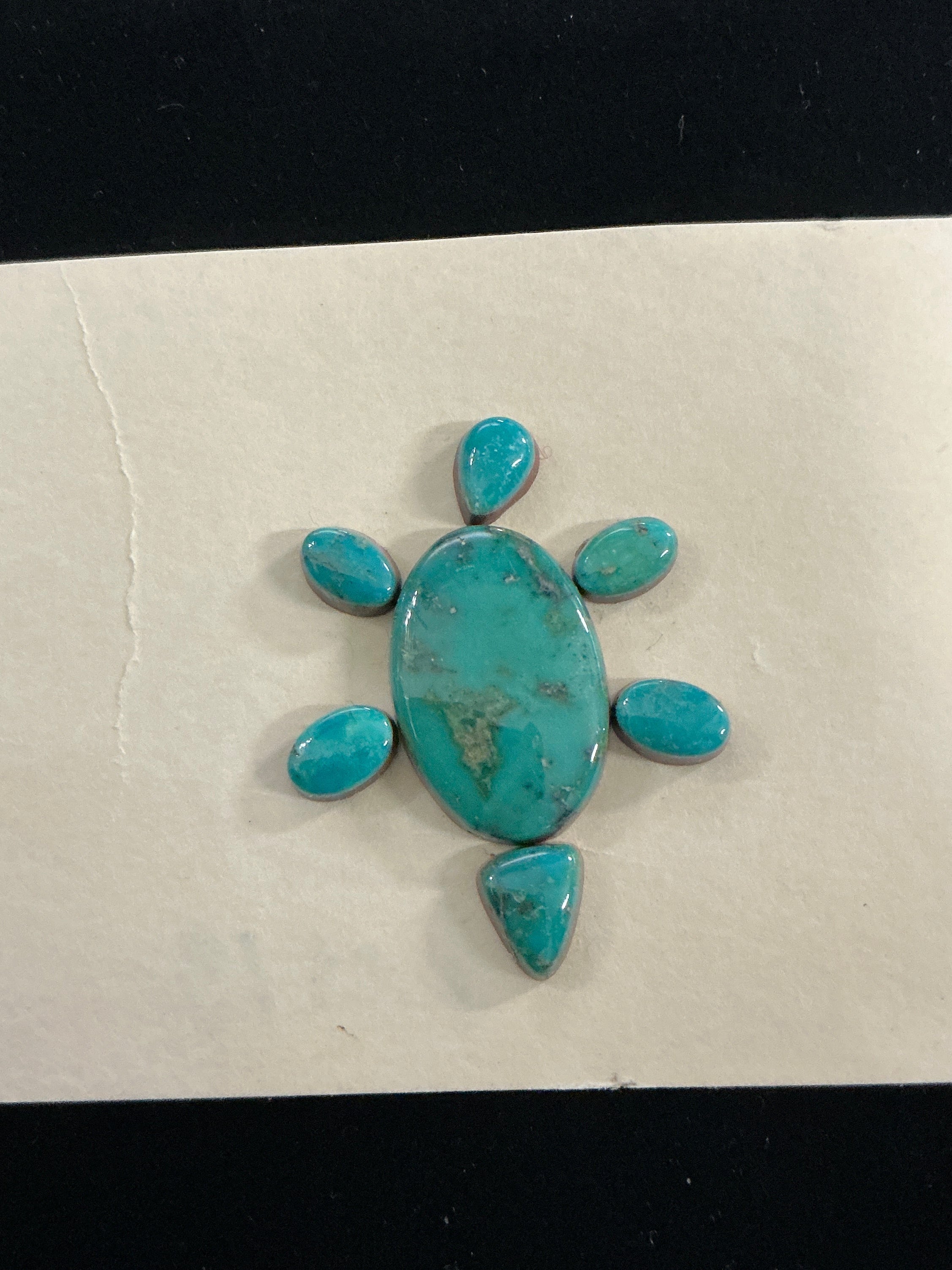 Turquoise Cabochon Card Lot 13