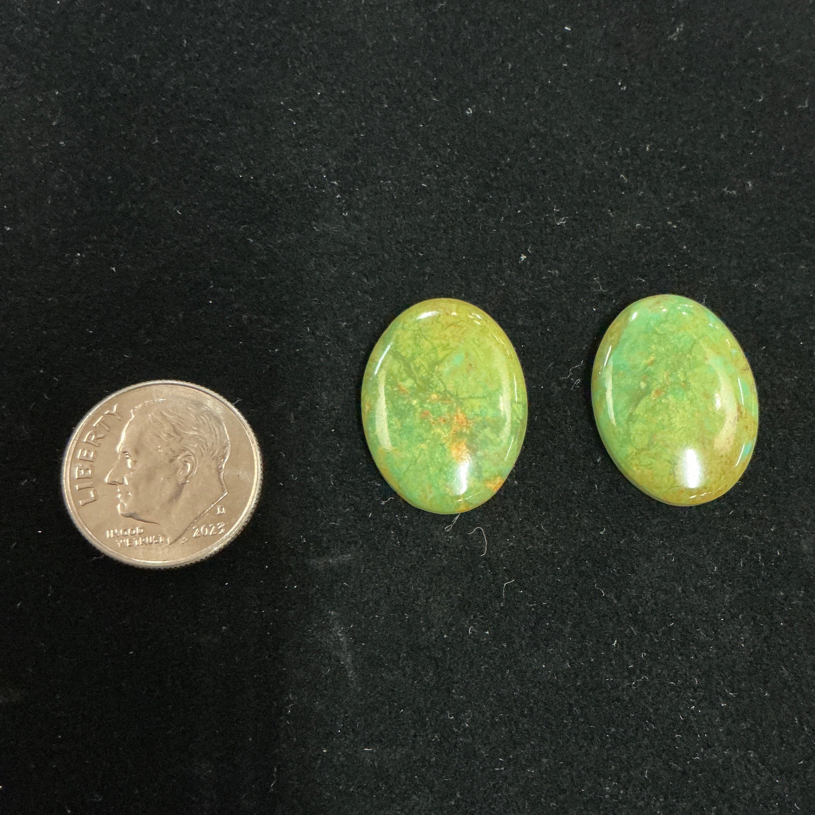 King Manassa Turquoise Cabochons. ~20 Carats. Lot 2. $30