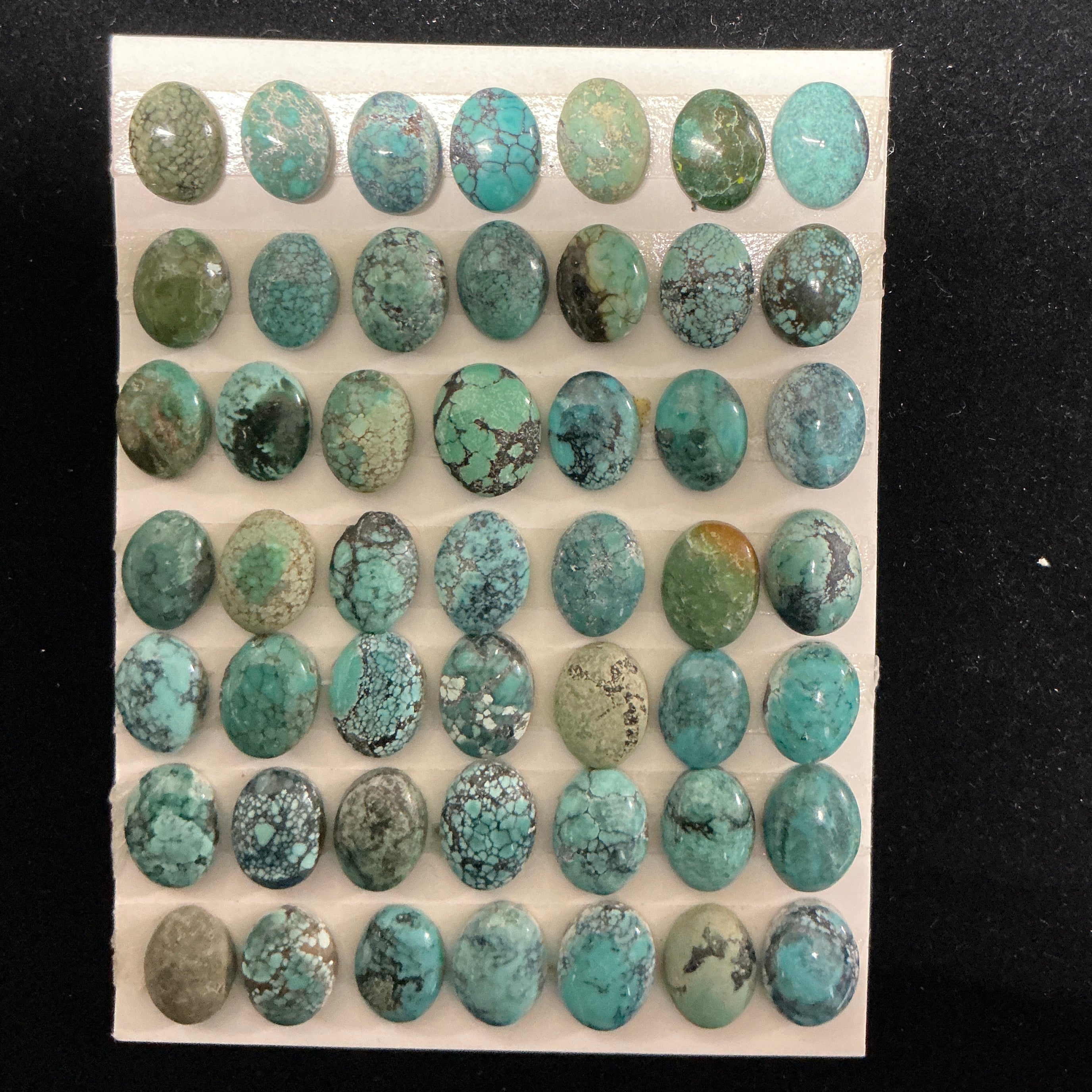 Turquoise Cabochon Card. Lot 51