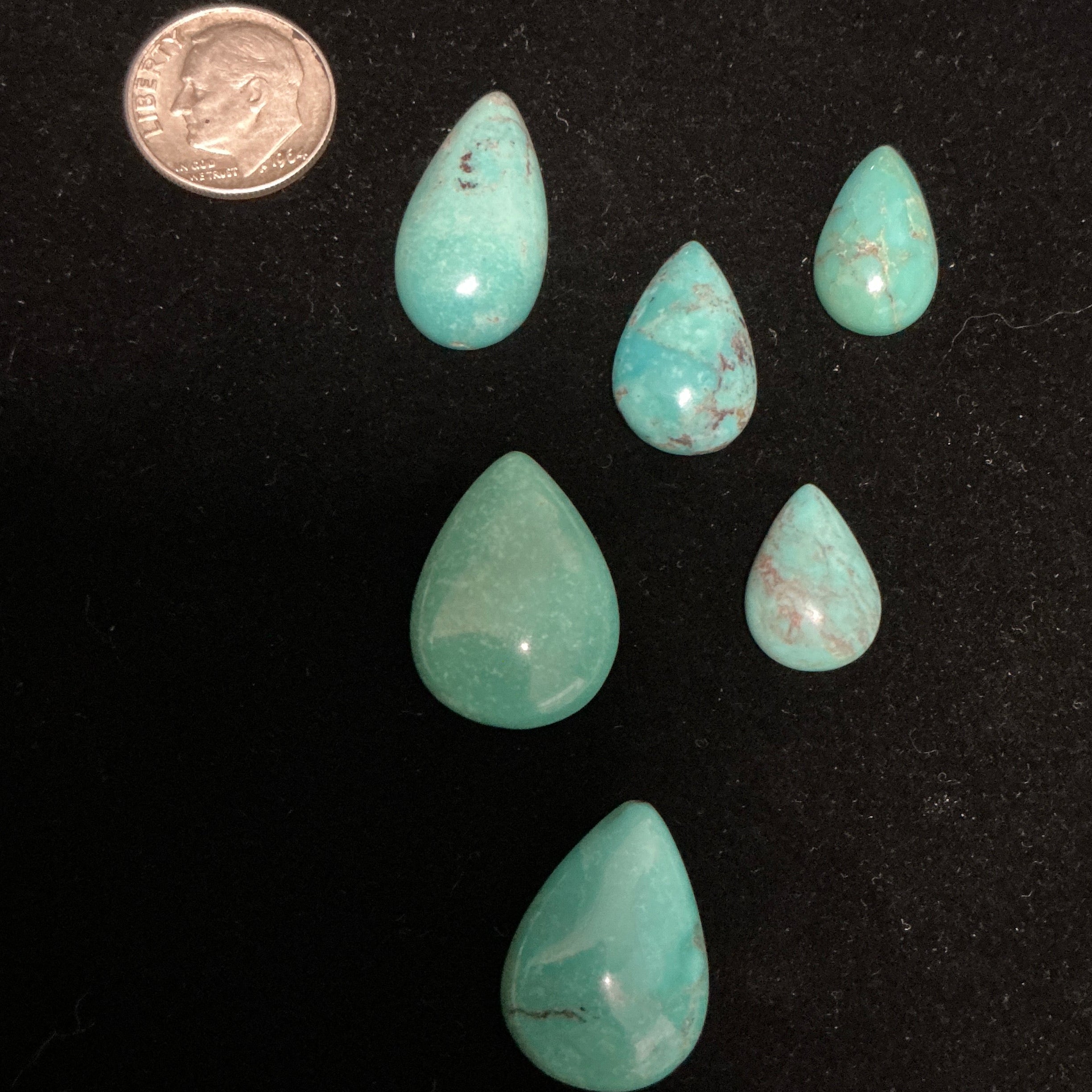 50 CTS Pear Shaped Cabochons.Lot 6