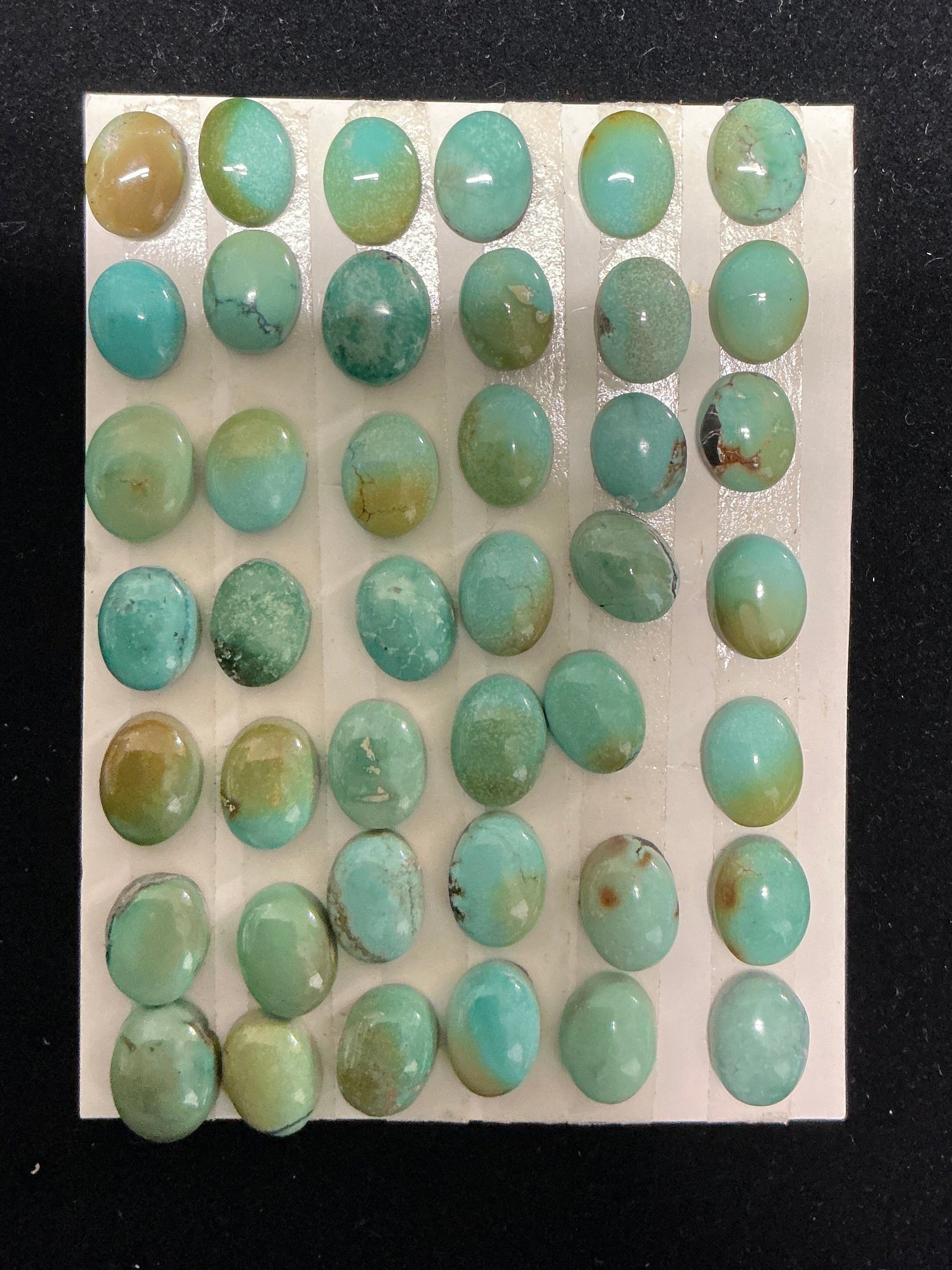 Turquoise Cabochon Card. Lot 48