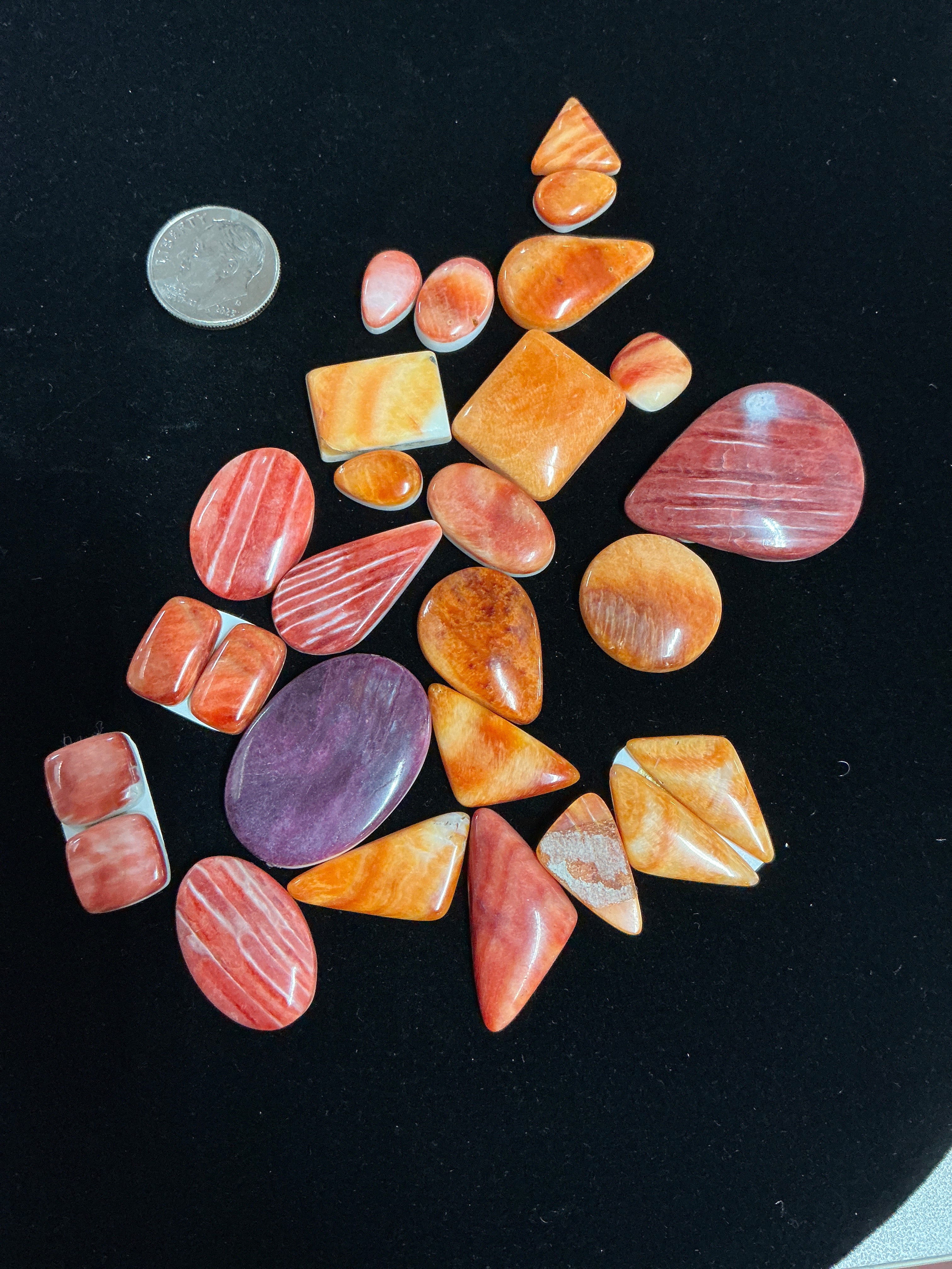 200 CARATS SPINY CABOCHONS. Lot 1. $139.