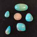 Freeform Turquoise Cabochons. ~50 Carats. Lot 2. $49