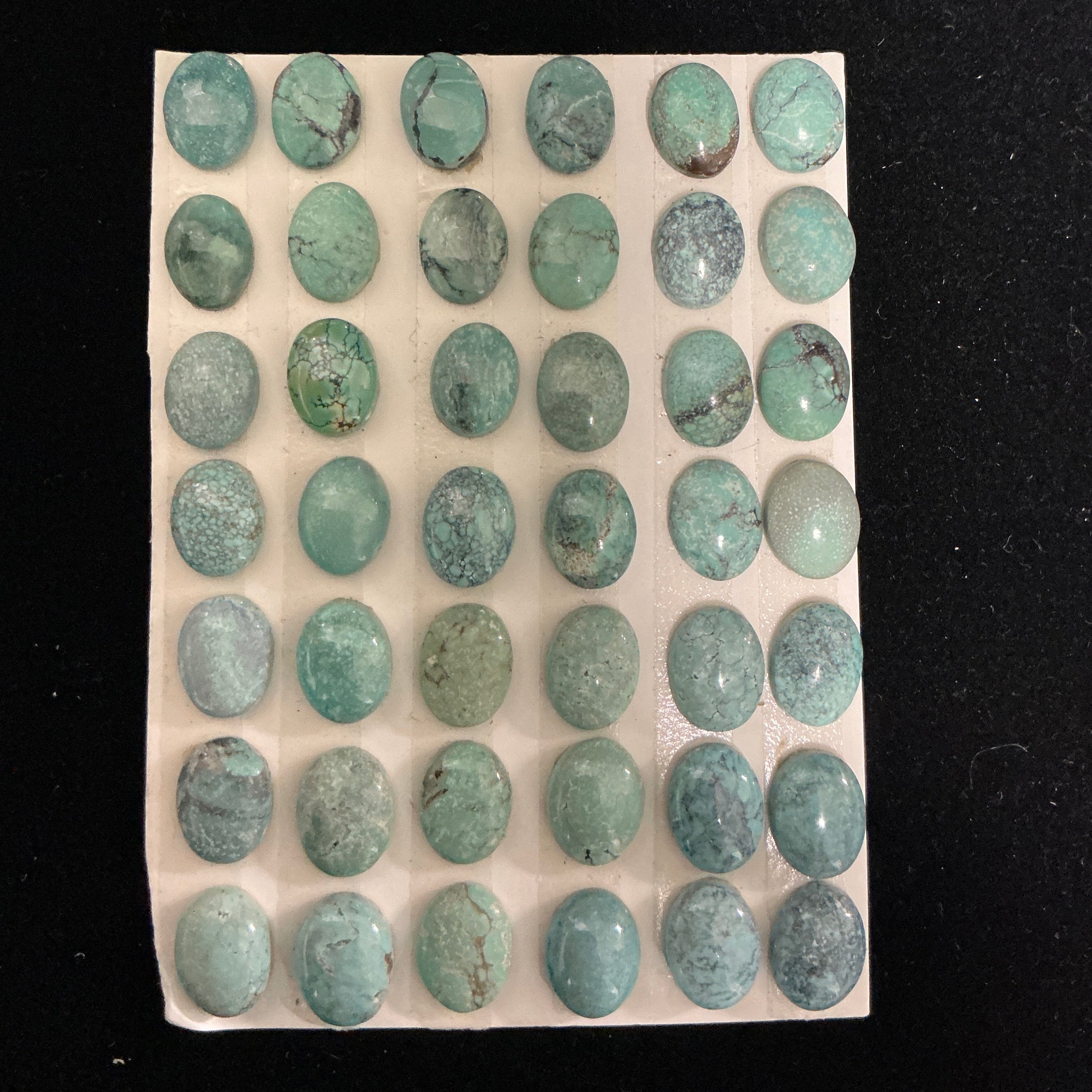 Turquoise Cabochon Card. Lot 46