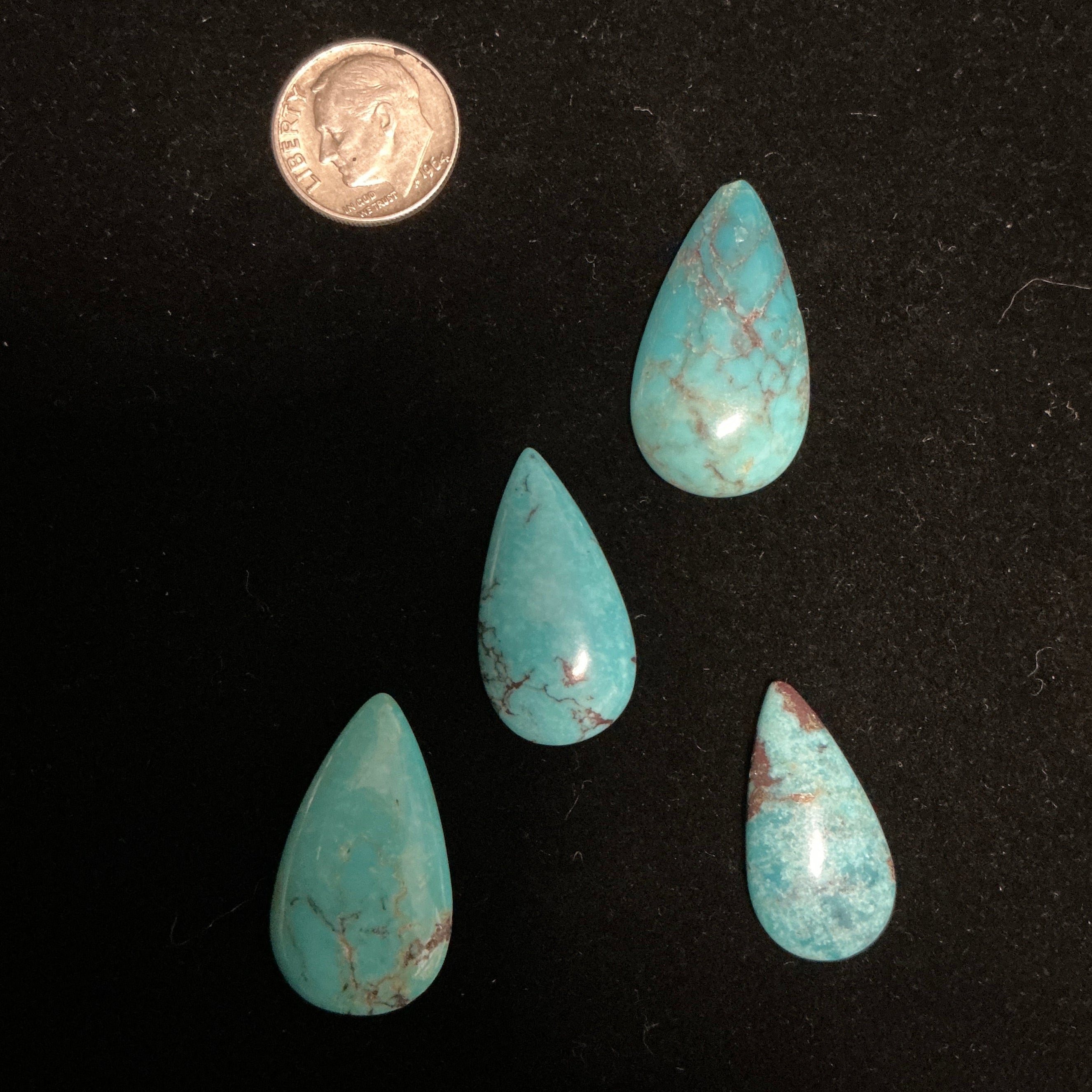 50 CTS Pear Shaped Cabochons.Lot 1