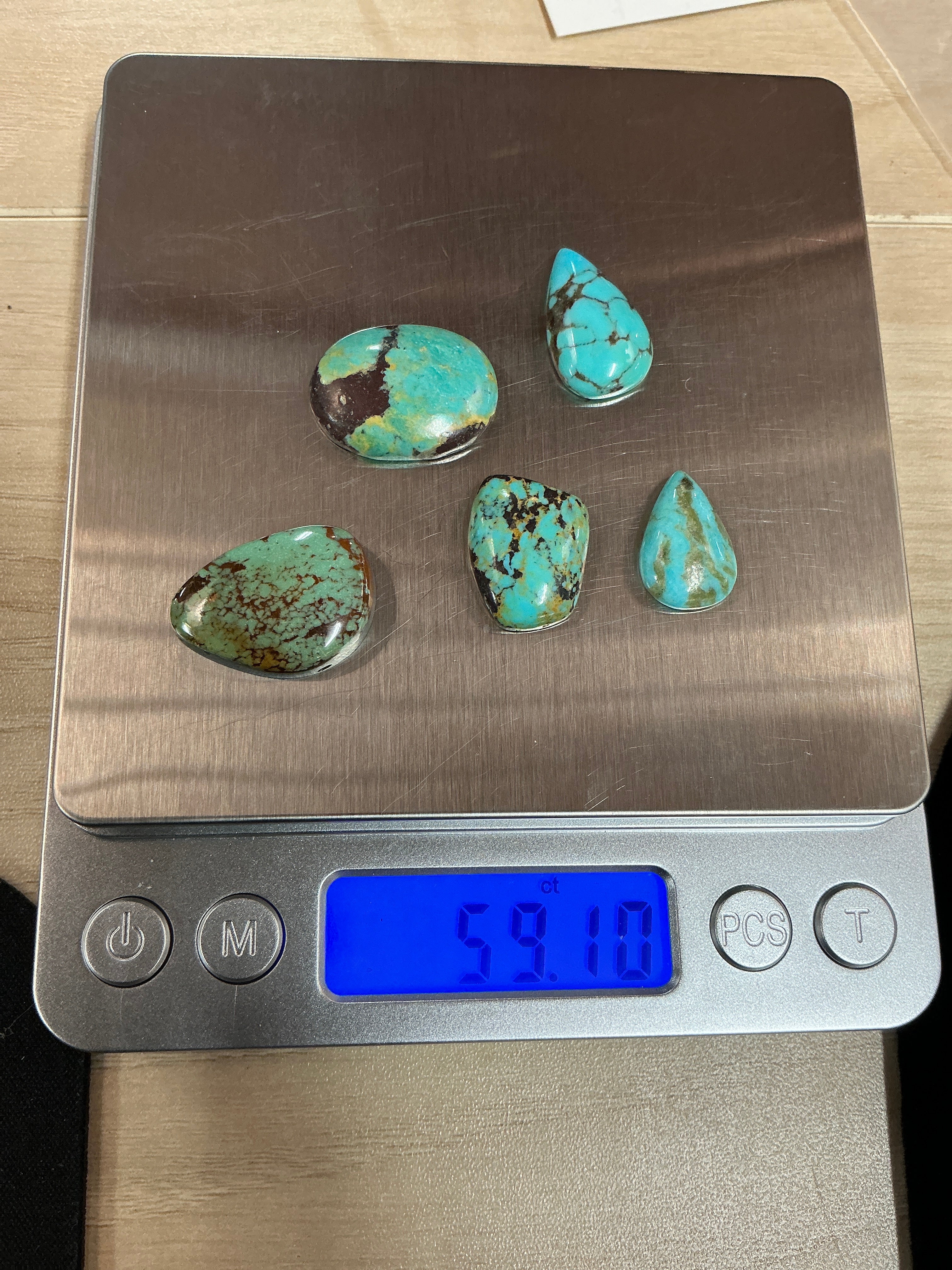 AJAX Turquoise Cabochons ~59 Carats. Lot 2. $52