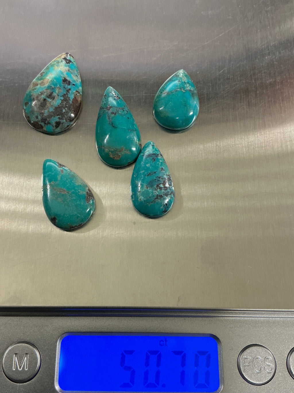 50 CTS Pear Shaped Cabochons.Lot 3