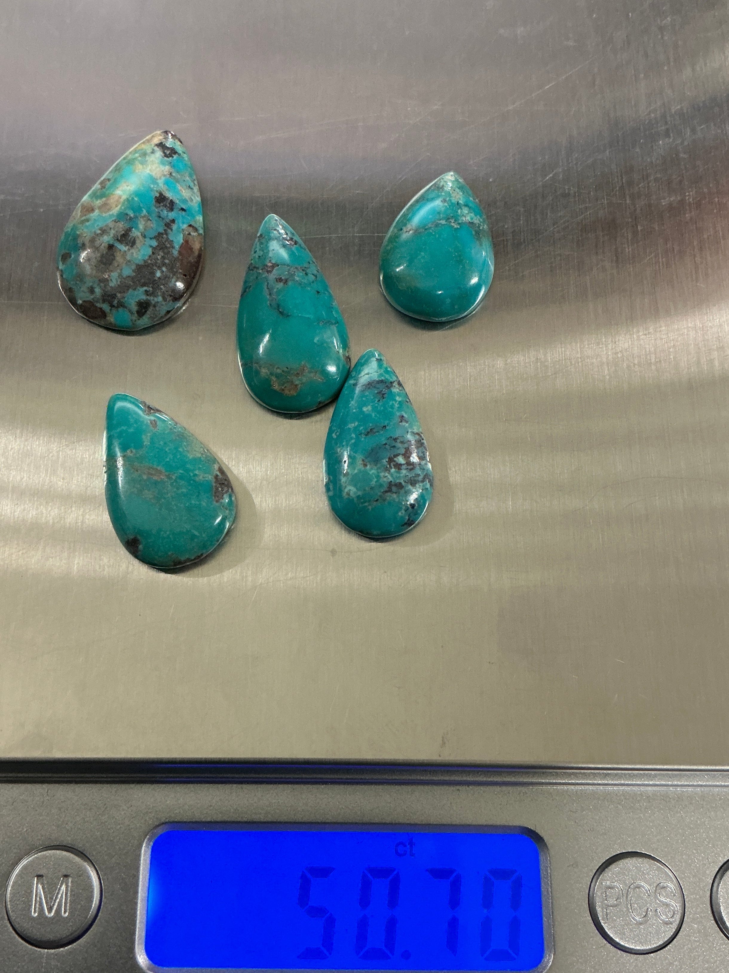 50 CTS Pear Shaped Cabochons.Lot 3