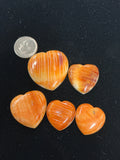 100 CTS SPINY OYSTER CABOCHONS HEARTS Lot 6